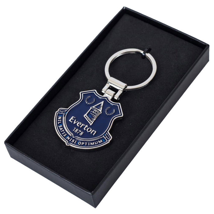 Everton FC Boxed Crest Keyring