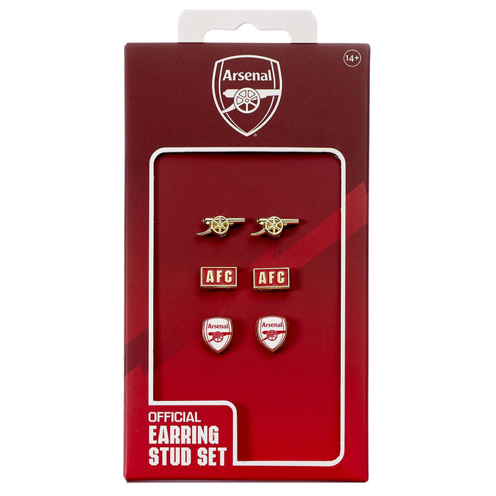 Arsenal FC Stud Earring Set