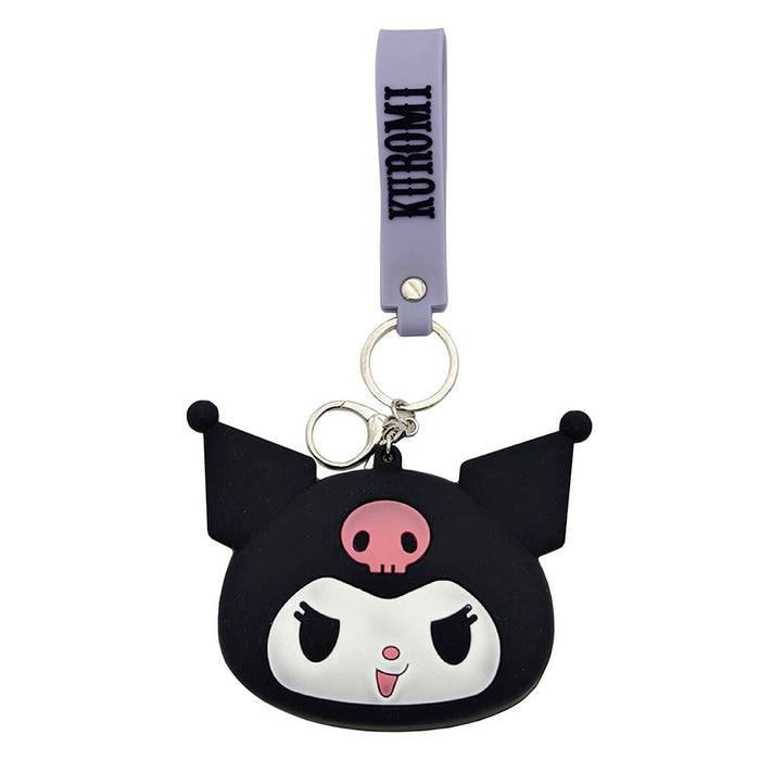 Kuromi PVC Coin Purse Keyring