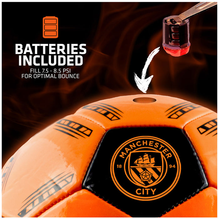 Manchester City FC LED Glow Football