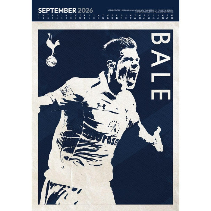 Tottenham Hotspur FC Deluxe Calendar 2026