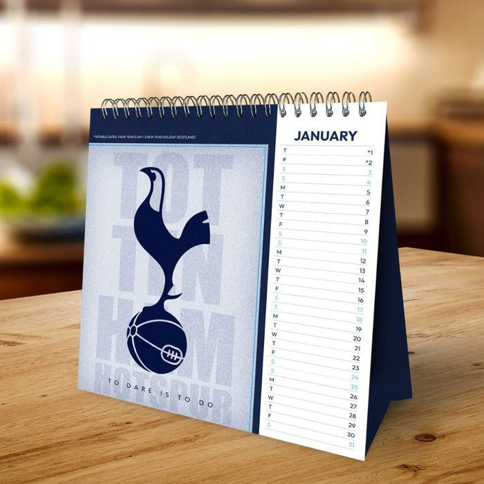 Tottenham Hotspur FC Desktop Calendar 2026