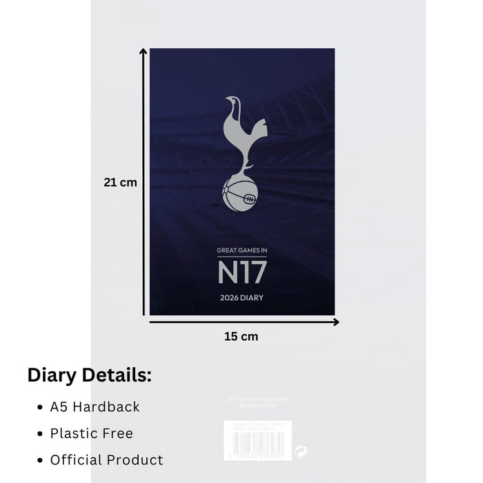 Tottenham Hotspur FC A5 Diary 2026