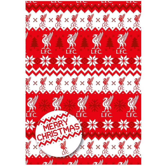 Liverpool FC Christmas Gift Wrap
