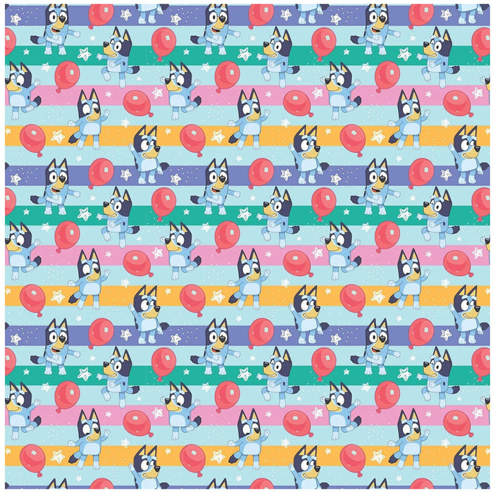 Bluey Balloon Gift Wrap