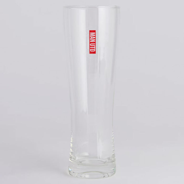 Manchester United FC Mono Crest Tall Beer Glass
