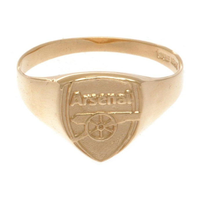 Arsenal FC 9ct Gold Crest Ring Large - Excellent Pick