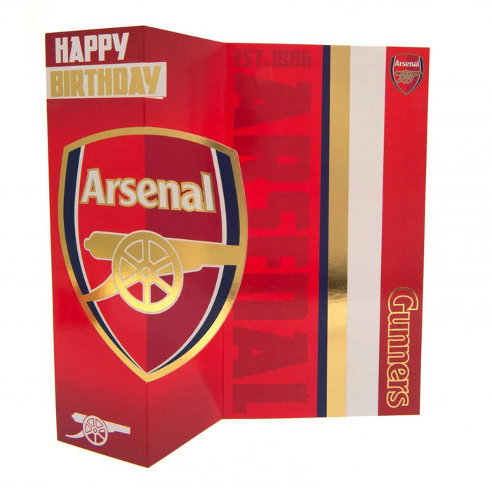 Arsenal FC Birthday Card - Excellent Pick