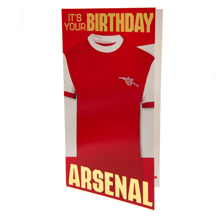 Arsenal FC Birthday Card Retro - Excellent Pick
