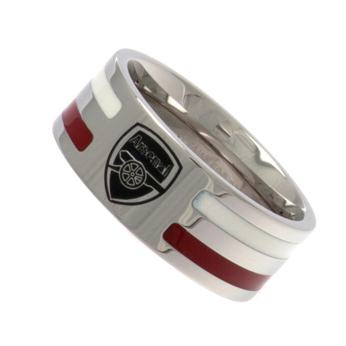 Arsenal FC Colour Stripe Ring Large - Excellent Pick