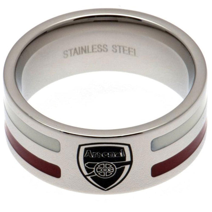Arsenal FC Colour Stripe Ring Small - Excellent Pick