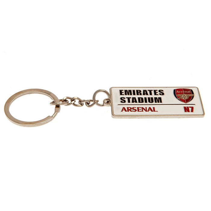 Arsenal FC Embossed Street Sign Keyring - Excellent Pick