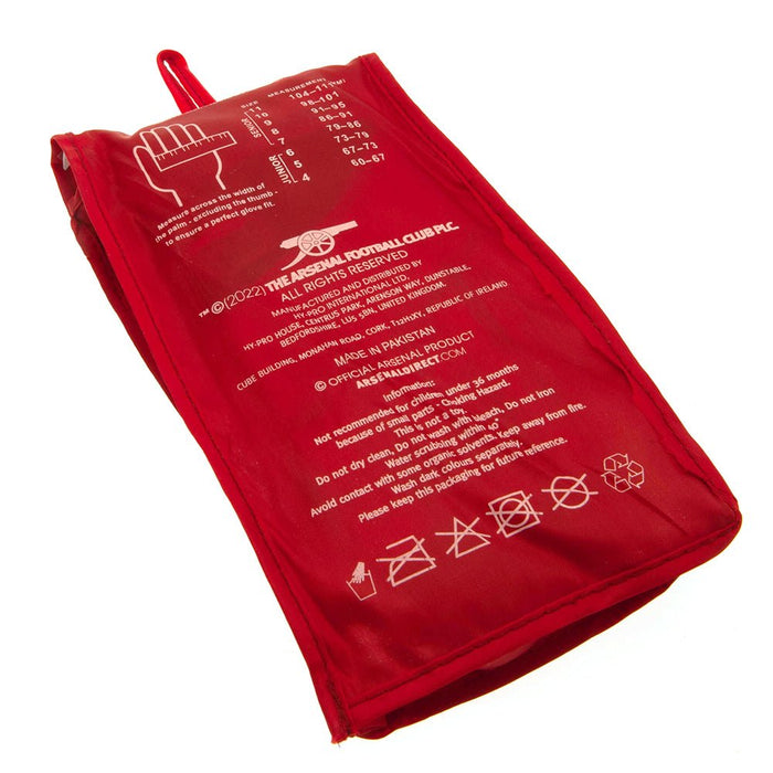 Arsenal FC Goalkeeper Gloves Yths DT - Excellent Pick