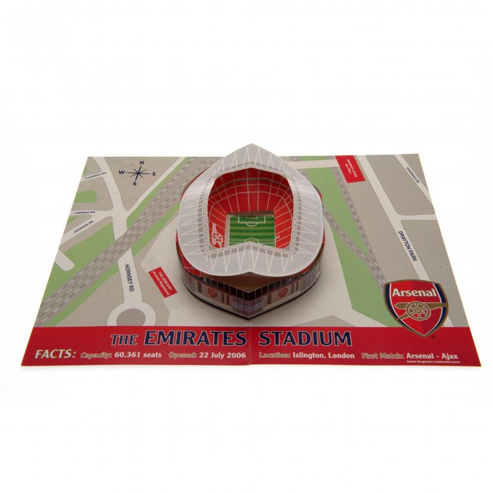 Arsenal FC Pop-Up Birthday Card - Excellent Pick