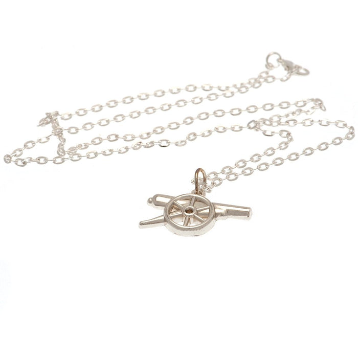 Arsenal FC Silver Plated Boxed Pendant GN - Excellent Pick