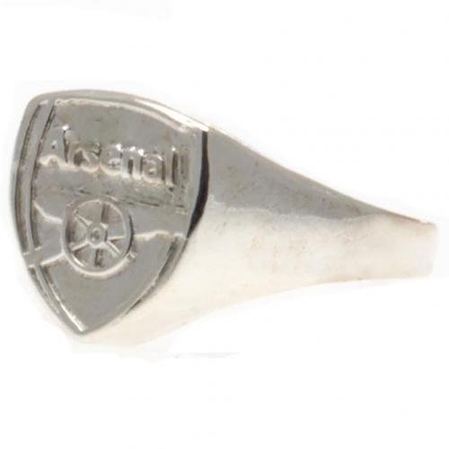 Arsenal FC Silver Plated Crest Ring Small - Excellent Pick