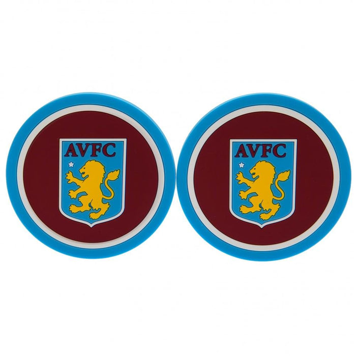 Aston Villa Fc 2pk Coaster Set - Excellent Pick