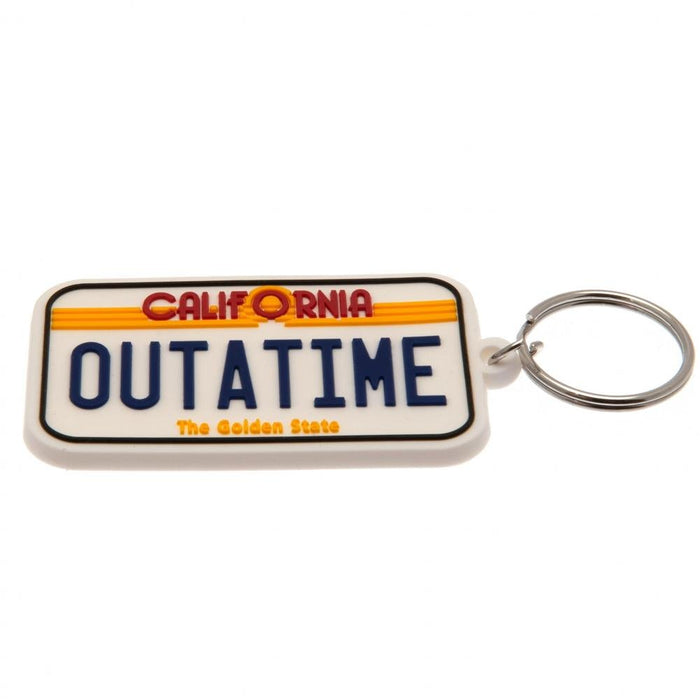 Back to the Future Pvc Keyring License Plate - Excellent Pick