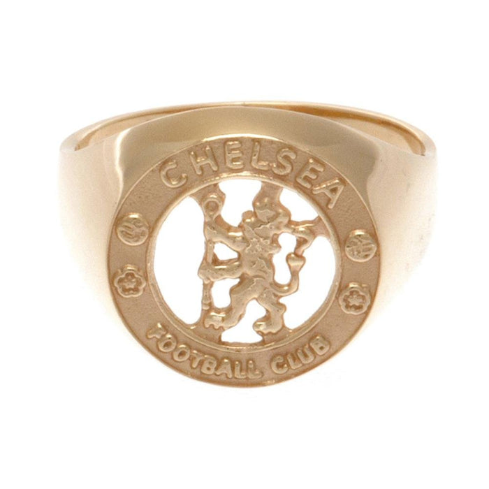 Chelsea FC 9ct Gold Crest Ring Small - Excellent Pick