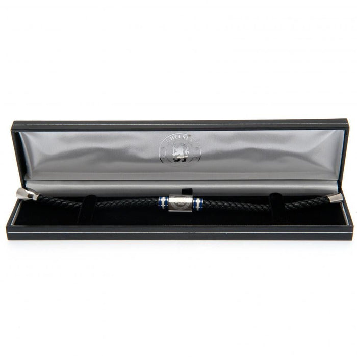 Chelsea FC Colour Ring Leather Bracelet - Excellent Pick