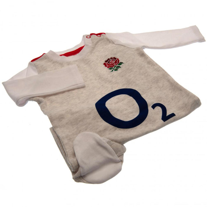 England RFU Sleepsuit 12/18 mths GR - Excellent Pick
