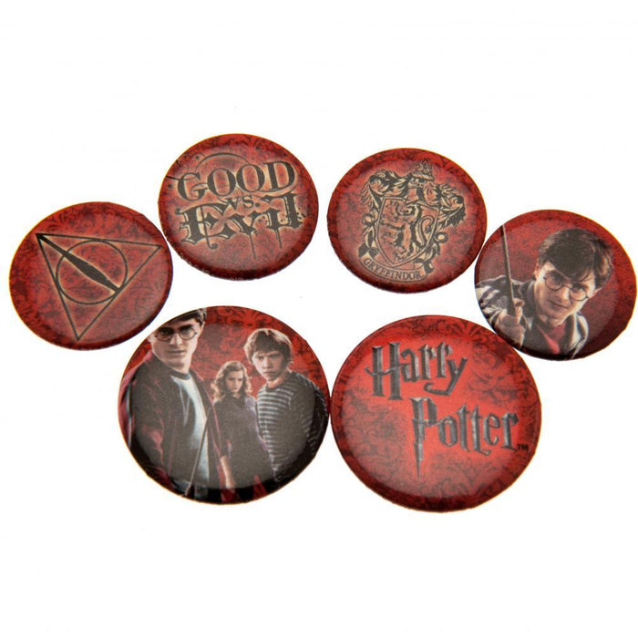 Harry Potter Button Badge Set Logo - Excellent Pick
