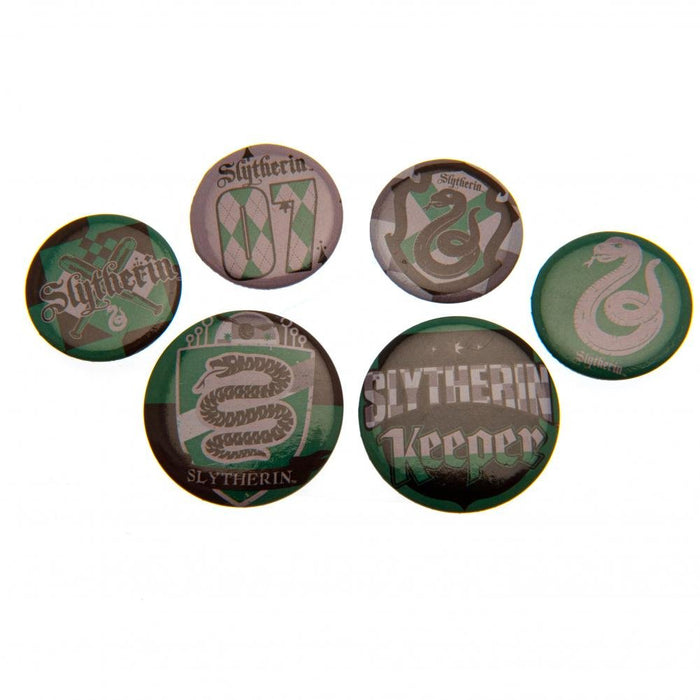 Harry Potter Button Badge Set Slytherin - Excellent Pick