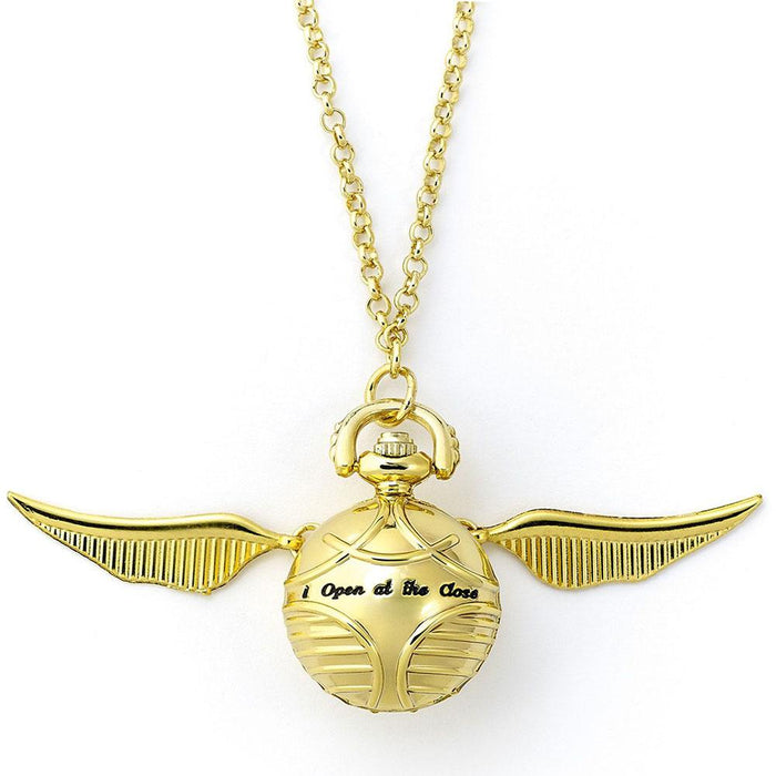 Harry Potter Gold Plated Golden Snitch Watch Necklace - Excellent Pick