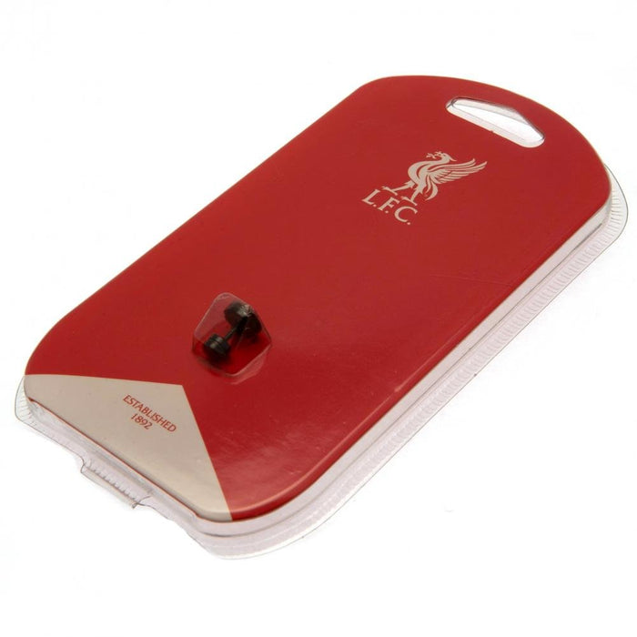 Liverpool FC Black IP Stud Earring - Excellent Pick