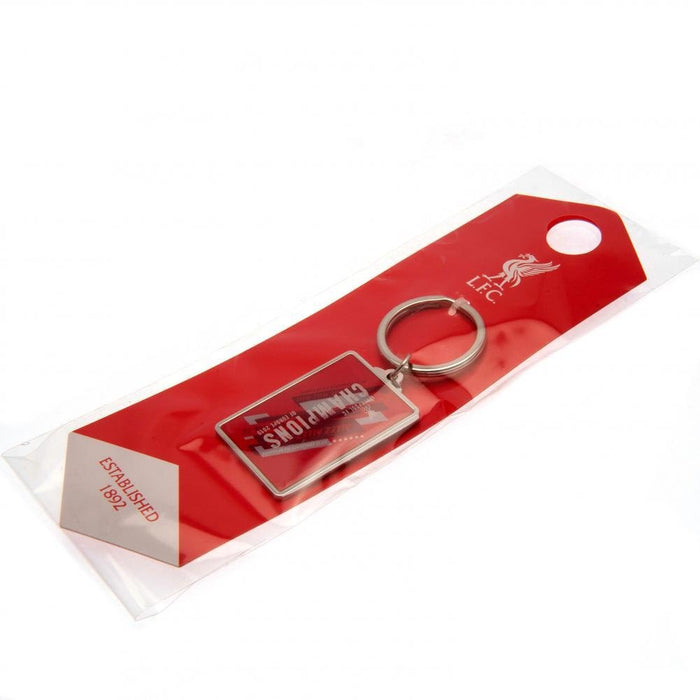 Liverpool FC Champions Of Europe Keyring NC - Excellent Pick