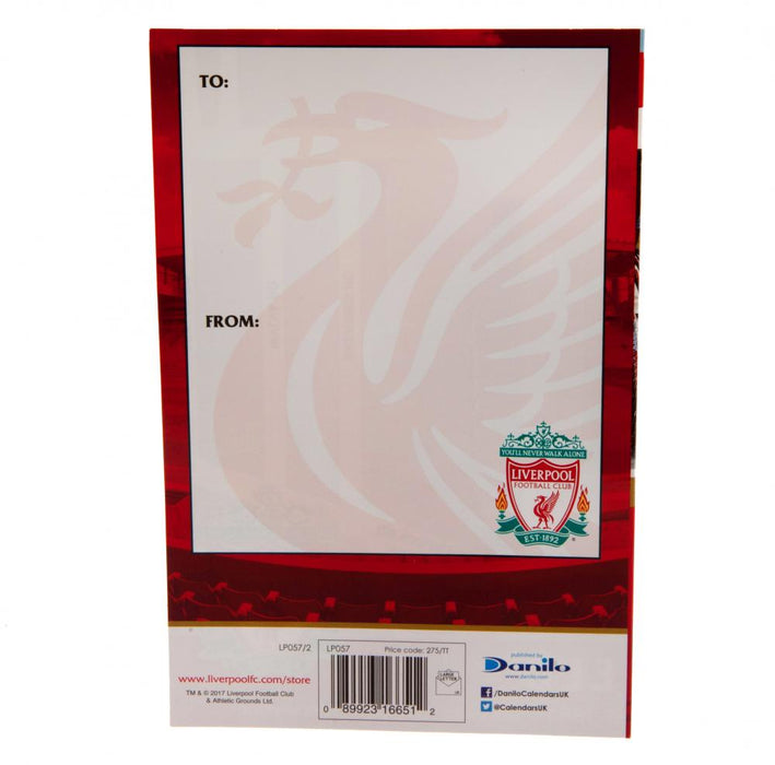 Liverpool FC Pop-Up Birthday Card - Excellent Pick