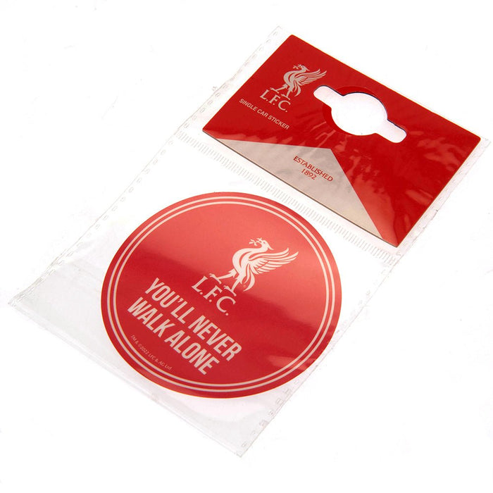 Liverpool FC Single Car Sticker YNWA - Excellent Pick