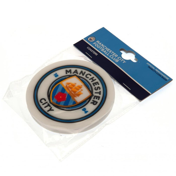 Manchester City FC 2pk Coaster Set - Excellent Pick