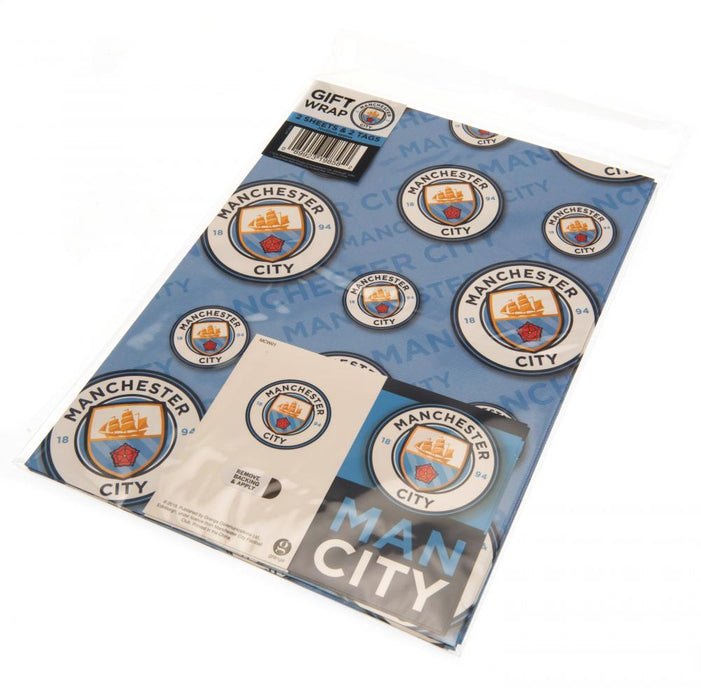 Manchester City FC Gift Wrap - Excellent Pick