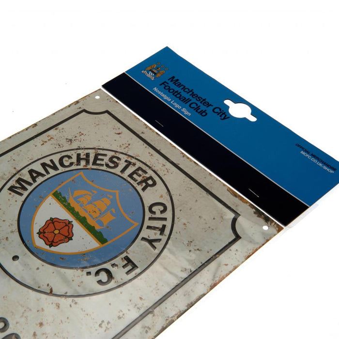 Manchester City FC Retro Logo Sign - Excellent Pick