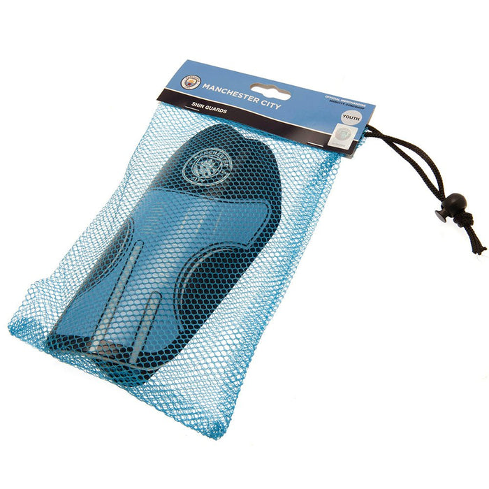 Manchester City FC Shin Pads Youths DT - Excellent Pick