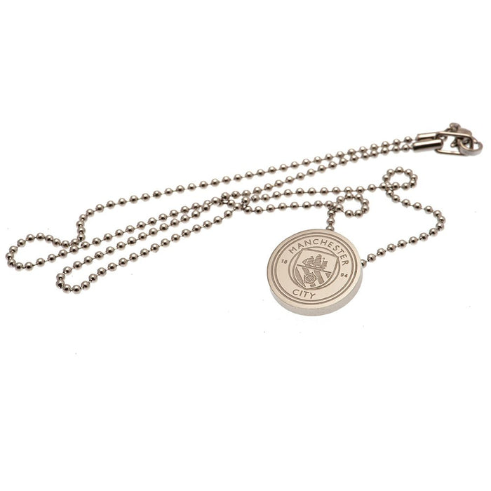 Manchester City FC Stainless Steel Pendant & Chain - Excellent Pick