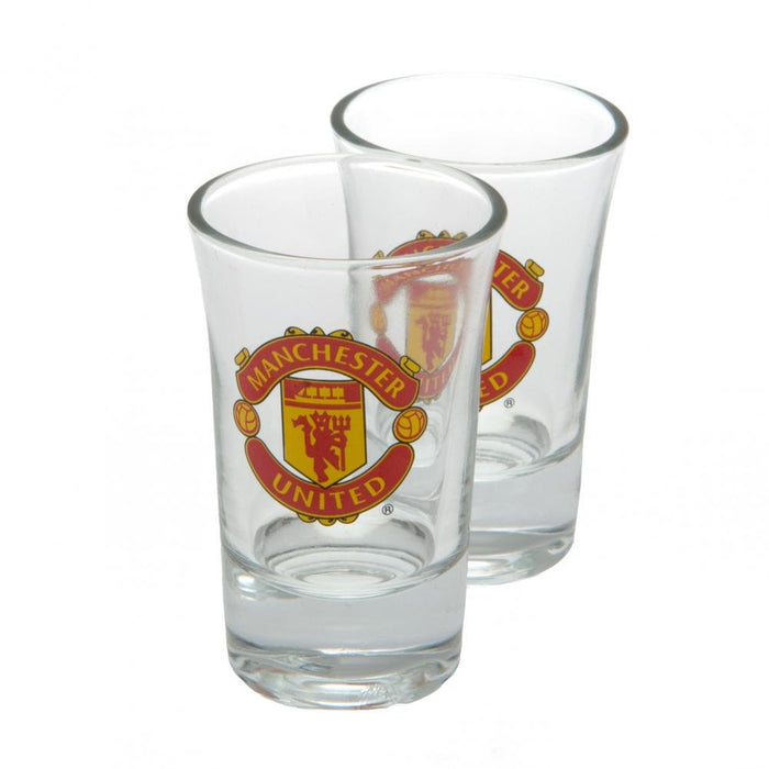 Manchester United FC 2pk Shot Glass Set - Excellent Pick