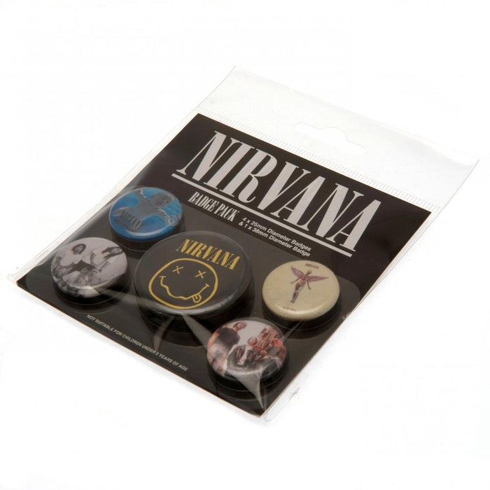 Nirvana Button Badge Set - Excellent Pick