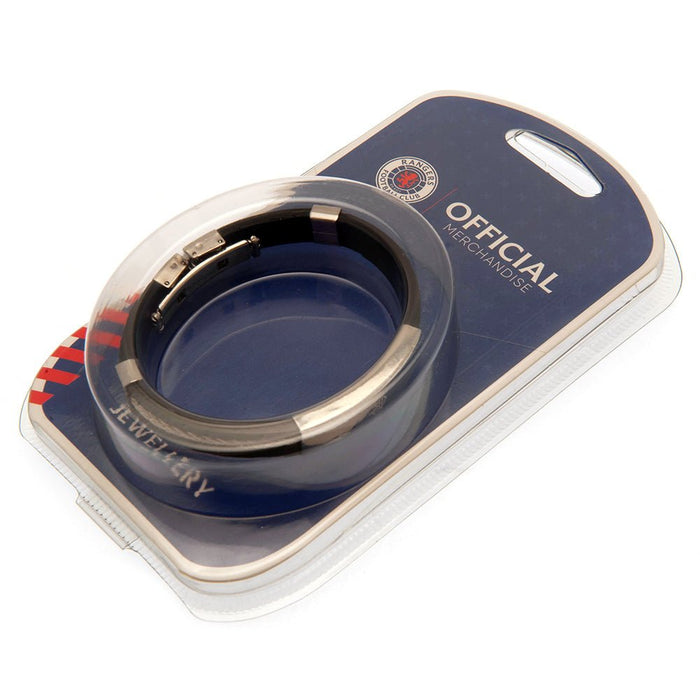 Rangers FC Silver Inlay Silicone Bracelet - Excellent Pick