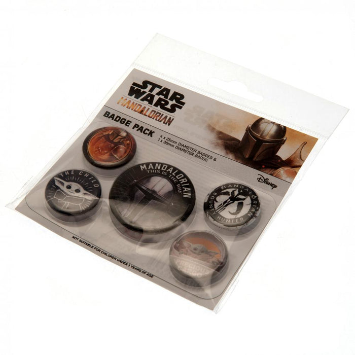Star Wars: The Mandalorian Button Badge Set - Excellent Pick