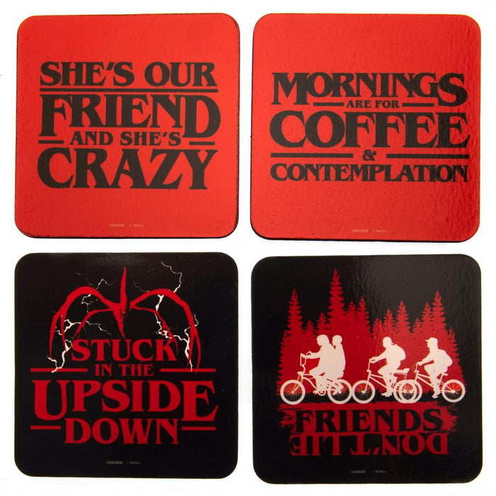 Stranger Things Coaster Set - Excellent Pick
