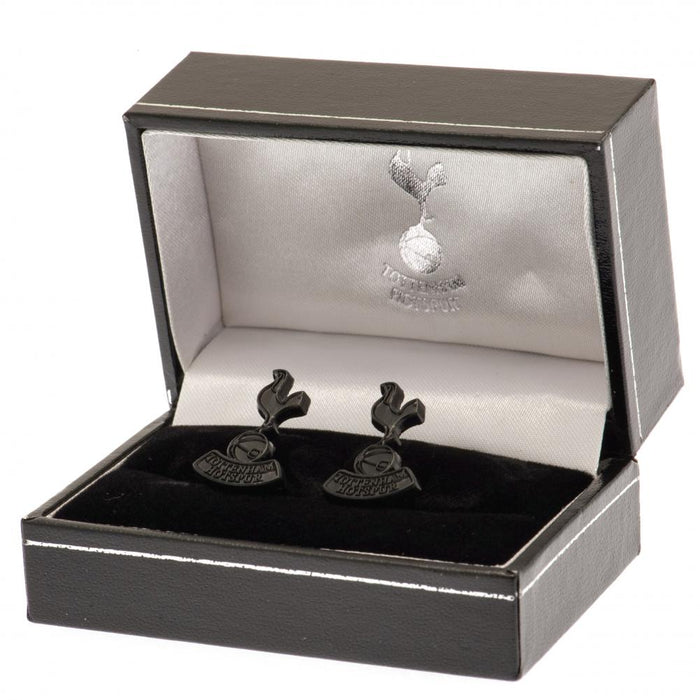 Tottenham Hotspur FC Black IP Cufflinks - Excellent Pick