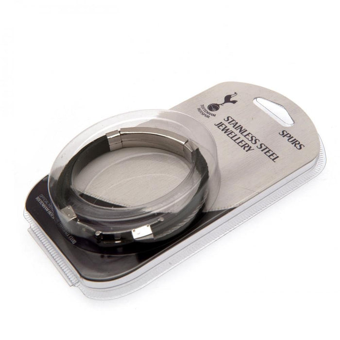 Tottenham Hotspur FC Silver Inlay Silicone Bracelet - Excellent Pick