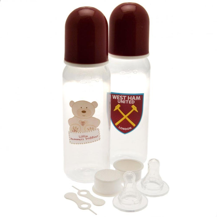 West Ham United FC 2pk Feeding Bottles - Excellent Pick