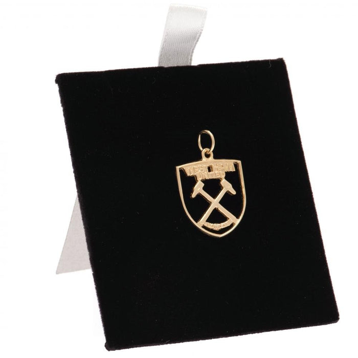 West Ham United FC 9ct Gold Pendant Crest - Excellent Pick