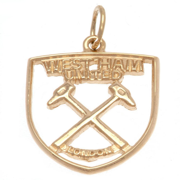 West Ham United FC 9ct Gold Pendant Crest - Excellent Pick
