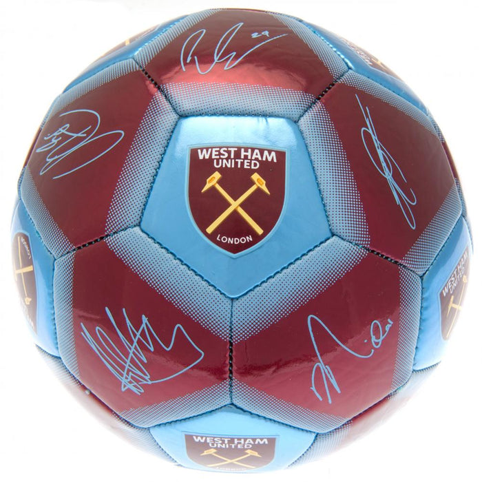 West Ham United FC Football Signature - Excellent Pick