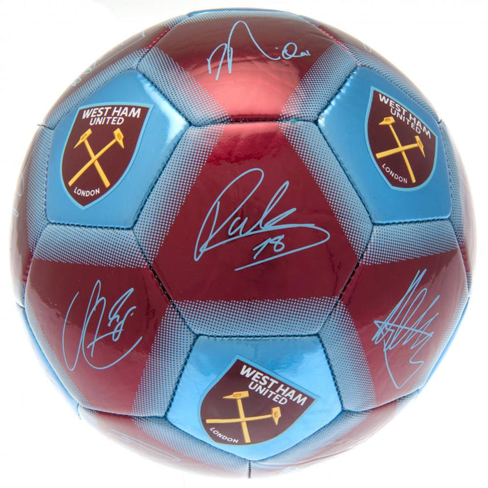 West Ham United FC Football Signature - Excellent Pick
