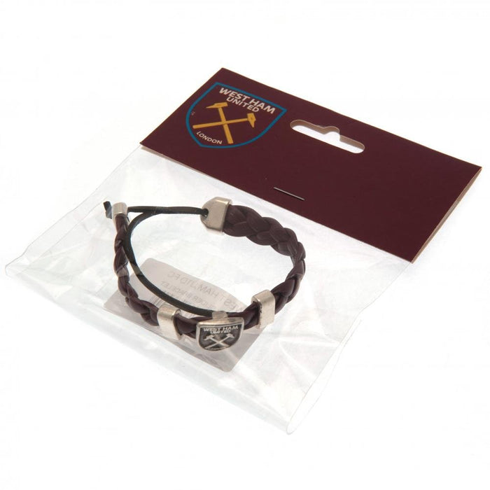 West Ham United FC PU Slider Bracelet - Excellent Pick